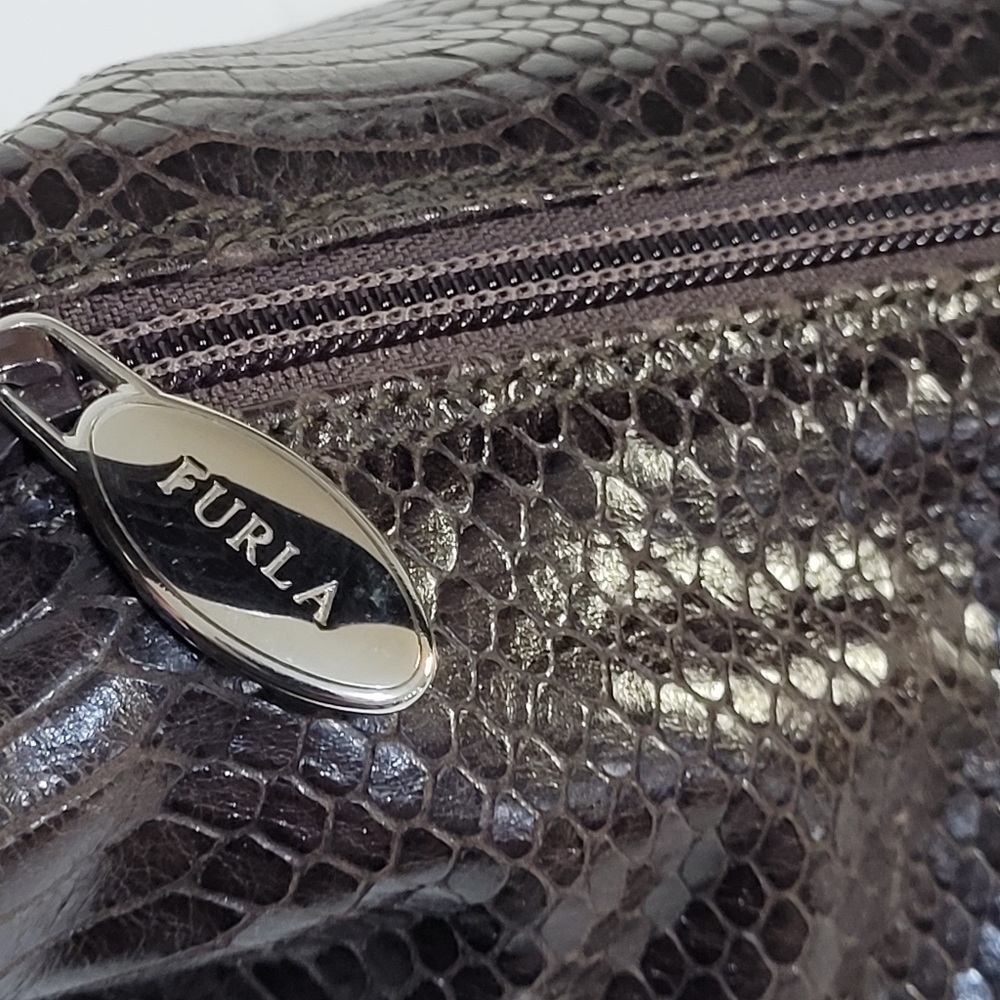 Furla Python Print Shoulder Bag - image 5